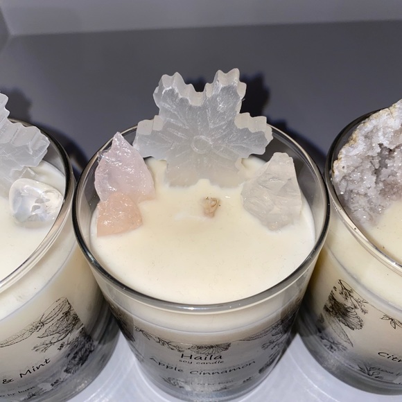 3 Crystal candles - Picture 3 of 4